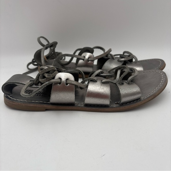 Madewell Silver Strappy Sandals - Picture 5 of 7